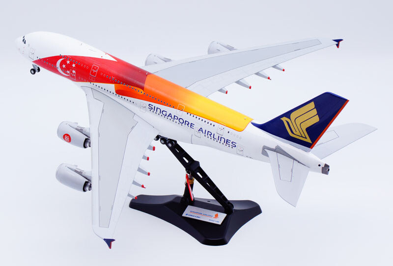 1:200 JC Wings SINGAPORE AIRLINES AIRBUS A380 Passenger Airplane Diecast Model