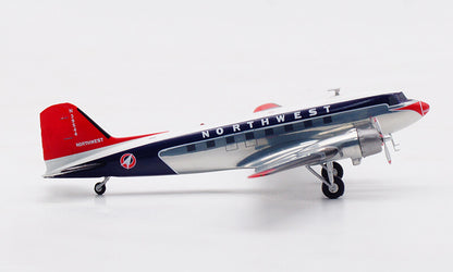 1:200 JC Wings NORTHWEST DC-3 Passenger Airplane Diecast Aircraft Model