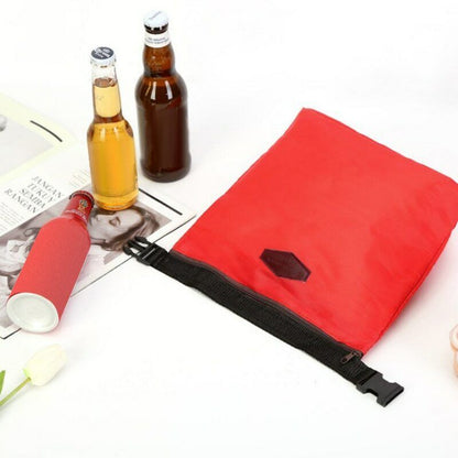 Portable Nylon Waterproof Lunch Storage Bags Container Pouch Home Organizer 1pcs