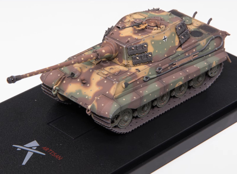 1:72 ARTISAN King Tiger Heavy Tank Vehicles Plastic Diecast Military Armor Model