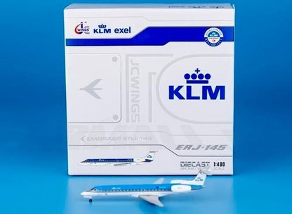 1:400 JC Wings KLM Embraer ERJ-45MP Passenger Airplane Diecast Aircraft Model