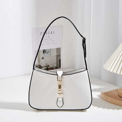 Bags Simple Purse Underarm Handbags Clutch Top Handle Bags Zipper Large Totes