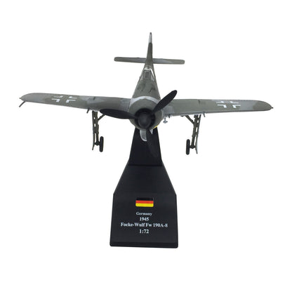 1/72 Scale WWII German Focke-Wulf Fw 190A-8 WüRger Fighter Plane Model Toy Decor