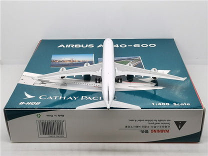 Phoenix Cathay Pacific FOR AIRBUS A340-600 B-HQB 1:400 Aircraft Pre-built Model