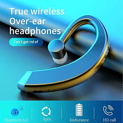 Wireless Bluetooth 5.0 Earpiece Headset Driving Trucker Earbuds Noise Cancelling