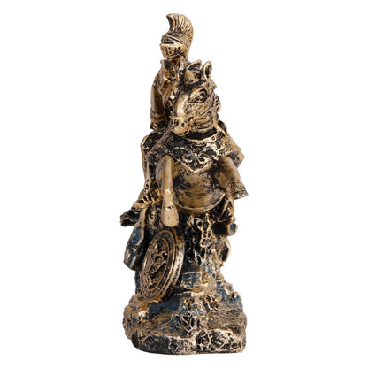 Alexander The Great on Horseback Greek Roman Warrior Polyresin Sculpture Statue