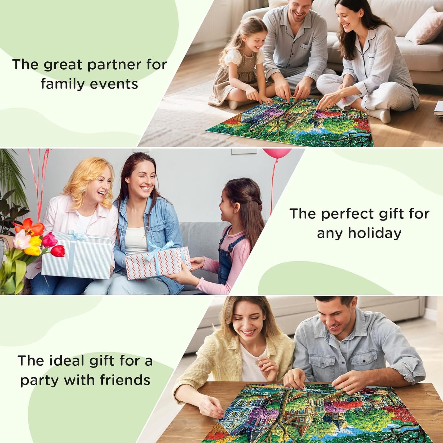 500 Piece Puzzle for Adults,Urban Street Jigsaw Puzzle for Adults Children Elder