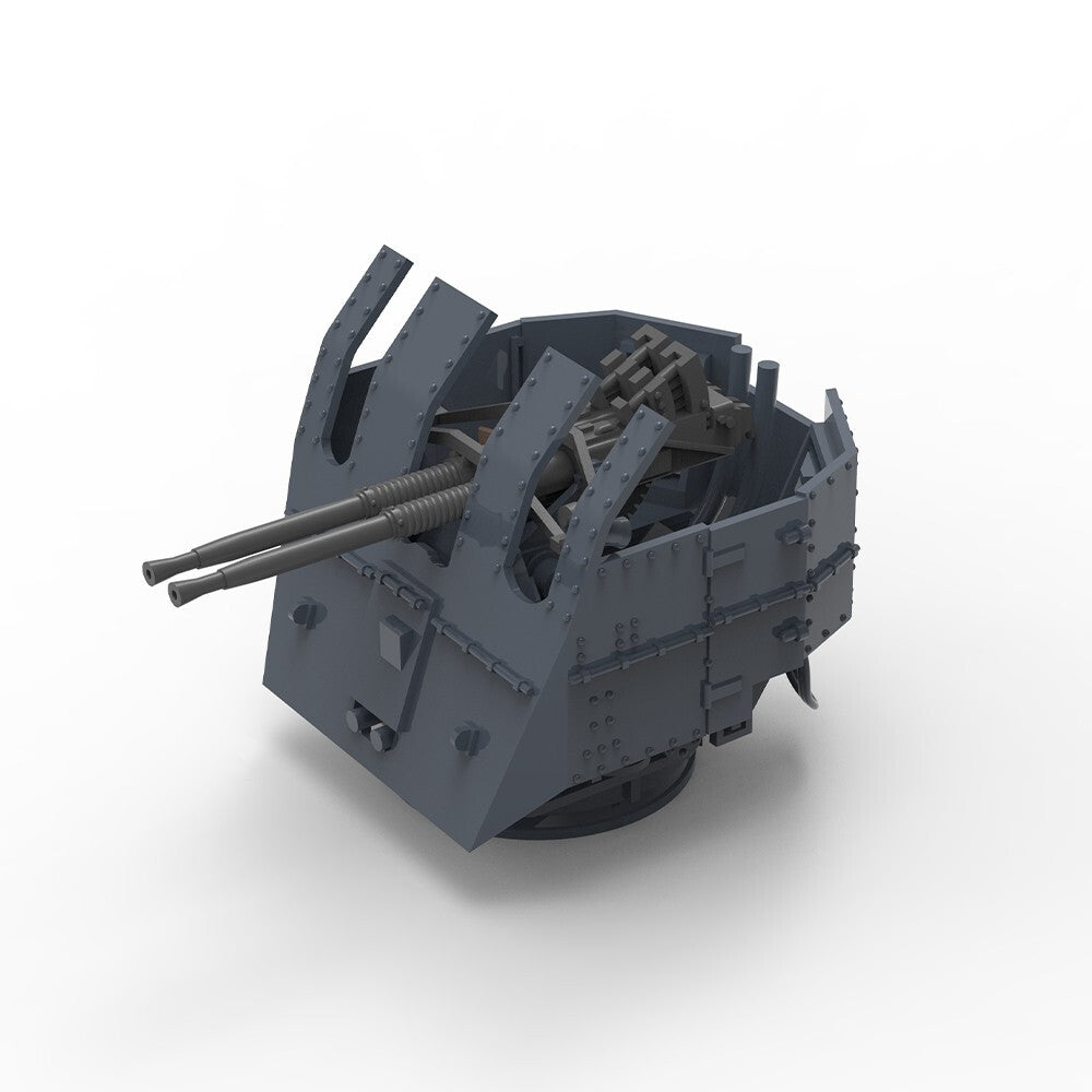 Yao's Studio LY700009 1/700 Model Royal Navy Bofors Twin AA Gun(40MM) Mark I