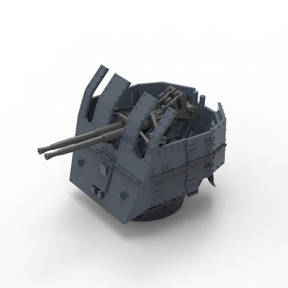 Yao's Studio LY700009 1/700 Model Royal Navy Bofors Twin AA Gun(40MM) Mark I