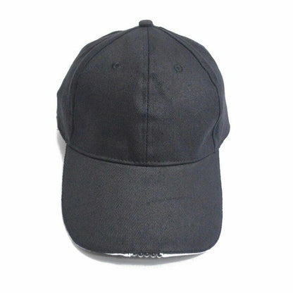 LED Baseball Cap Night Riding Hunting Hat Flashlight Fishing Hike Sport 14*18 CM