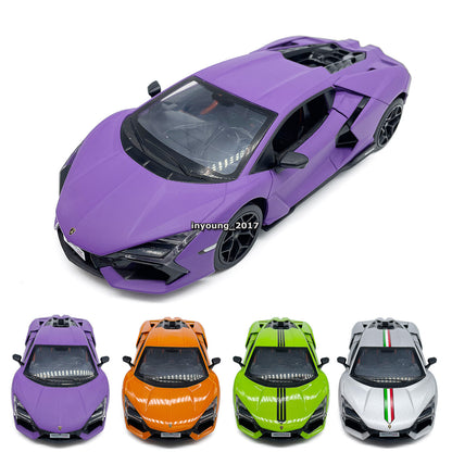 1/24 Lamborghini Revuelto Model Car Diecast Toy Vehicle Collectible for Kids