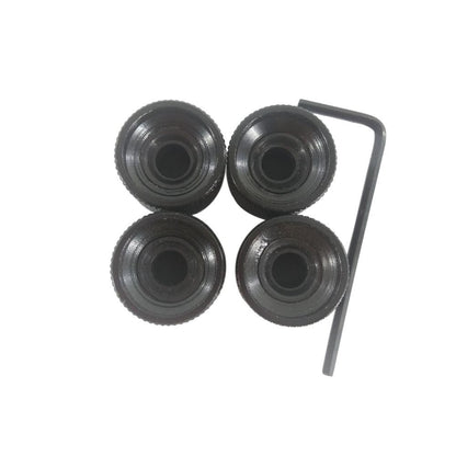 4Pcs Black Metal Dome Tone Volume Control Knob For Electric Guitar Bass Parts A