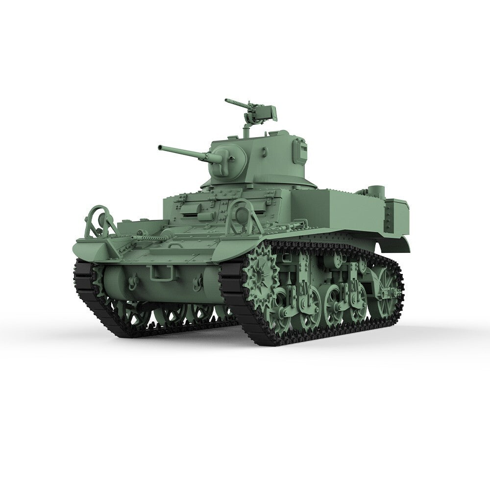 SSMODEL SS24505 1/24 Military Model Kit US M3A1 Stuart Light Tank