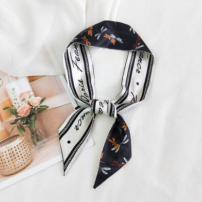 Ladies Neck Scarf Long Ribbon Wrap Tied Bag Handle Hair Wrist band Neckerchief*