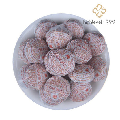 500G Ripe Pu'er Yunnan Menghai Muzhi Original Aromatic Mini Compressed Tuocha-