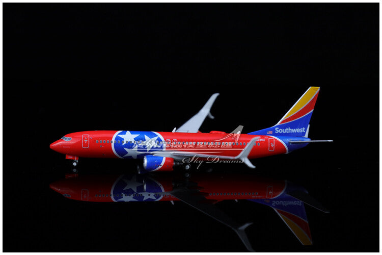 1:400 GeminiJets Southwest BOEING B737-800 Airplane Diecast Aircraft Model