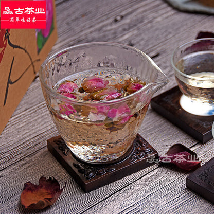 Flower Tea Cake Rose Blooming Tea Nectar Scented Herbal Puer Tea Green Food