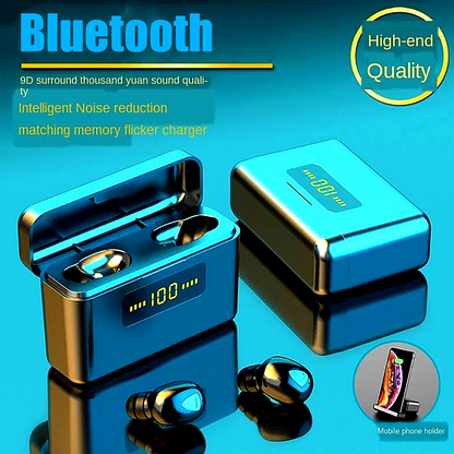 Audifonos inalambricos Bluetooth 5.0 Auriculares 2023 invisibles Impermeables 5D