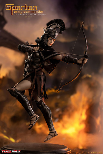 1/6 Scale TBLeague Spartan Army Commander -Black Action Figure
