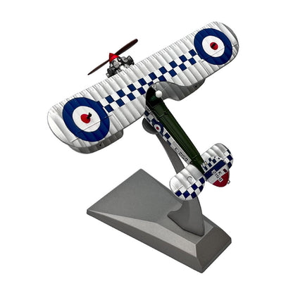 1:72 Scale WWI British Royal Air Force Bristol Bulldog Biplane Propeller Fighter