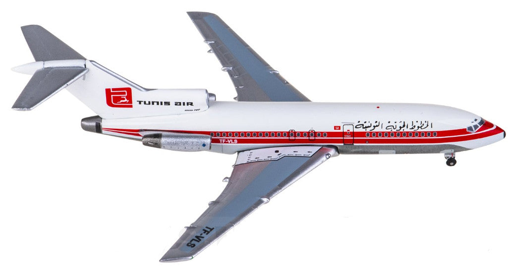 1:400 AeroClassics Tunisair Boeing 727-200 TF-VLS Airplane Diecast Plane Model