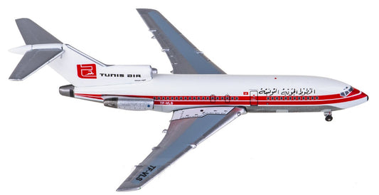 1:400 AeroClassics Tunisair Boeing 727-200 TF-VLS Airplane Diecast Plane Model