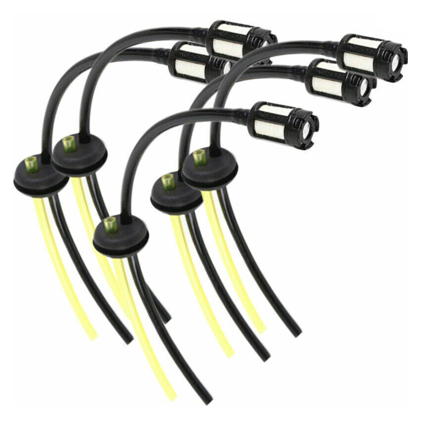 5Pcs Strimmer Trimmer Fuel Hose Pipe With Tank Filter Trimmers Brush Cutter Kit
