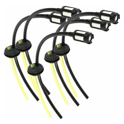 5Pcs Strimmer Trimmer Fuel Hose Pipe With Tank Filter Trimmers Brush Cutter Kit