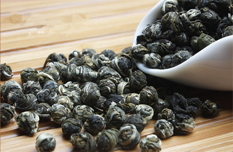 Jasmine Dragon Pearls Green Tea Premium Organic Flower Scented Tea 250g
