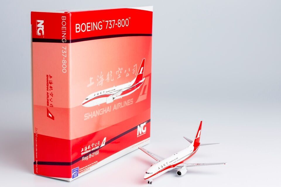 1:400 NG Model Shanghai Airlines BOEING 737-800 Passenger Airplane Diecast Model
