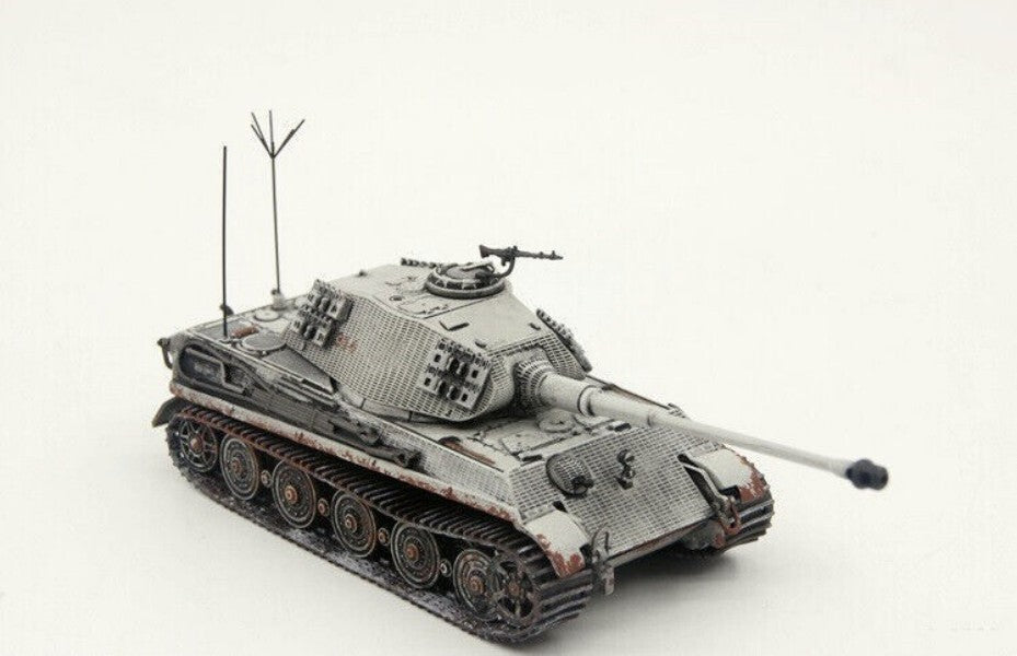 New 1/72 WWII German Tiger II - Budapest 1944 - 1945 Tank Metal + Plastic Model