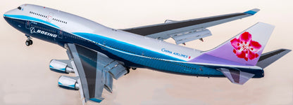 1:200 JC Wings China Airlines Boeing 747-400 Passenger Diecast Airplane Model