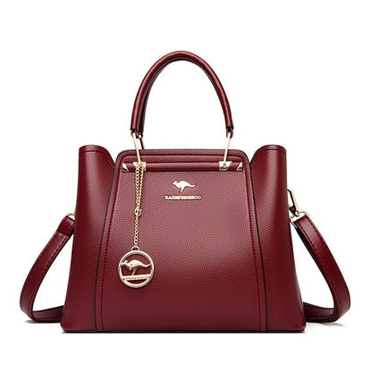 Women Bag High Quality Genuine Leather Handbag Purse Vintage Shoulder Messenger
