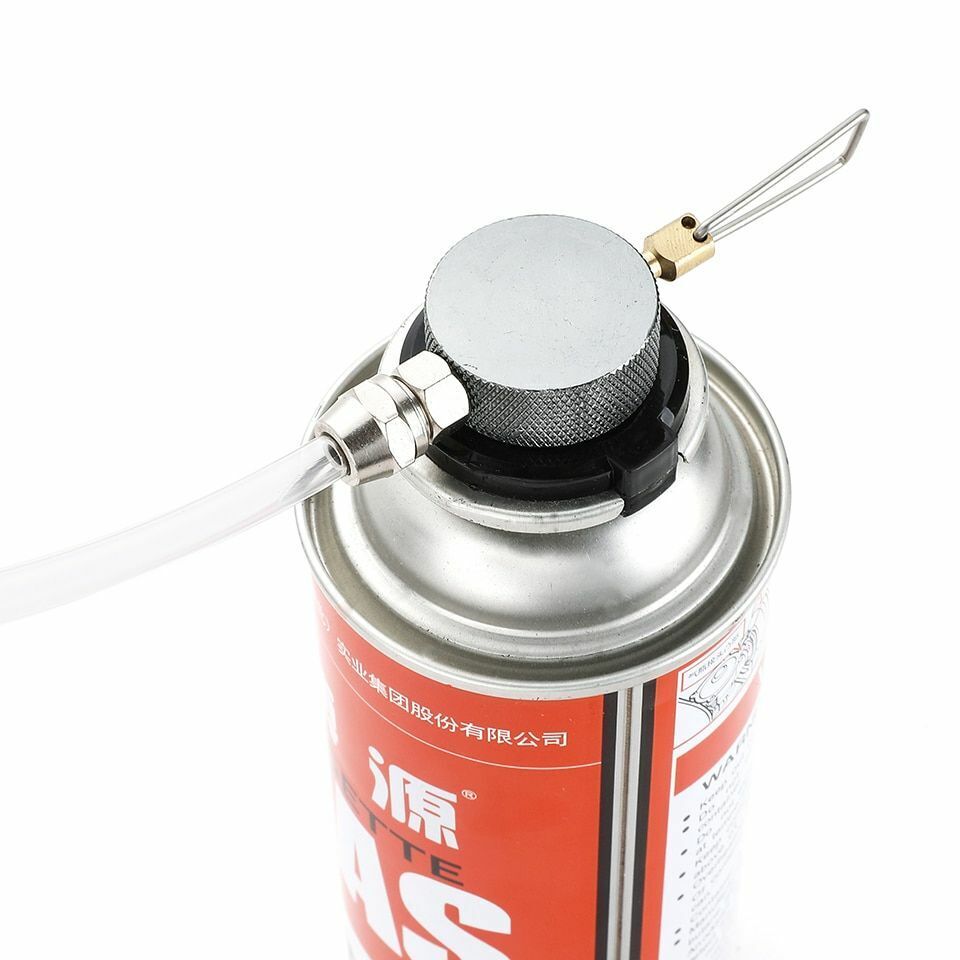 Card Butane Gas Tank Inflation Valve Adapter Inflatable Outdoor Camping onepiece