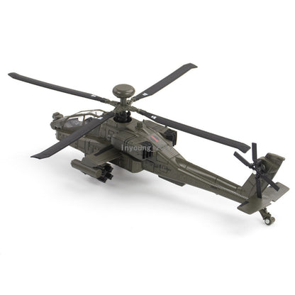 Boeing AH-64 Apache Helicopter Model Diecast Toy Plane Airplane Toys for Boys