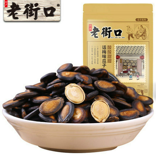 老街口 话梅味西瓜子200g/袋 China Food Snacks Huamei Watermelon Seeds Nut堅果炒貨 小吃黑瓜籽香香脆脆