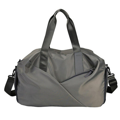 Solid Shoulder Bags Dry and Wet Separation Waterproof Sports Gym Bag Male Female