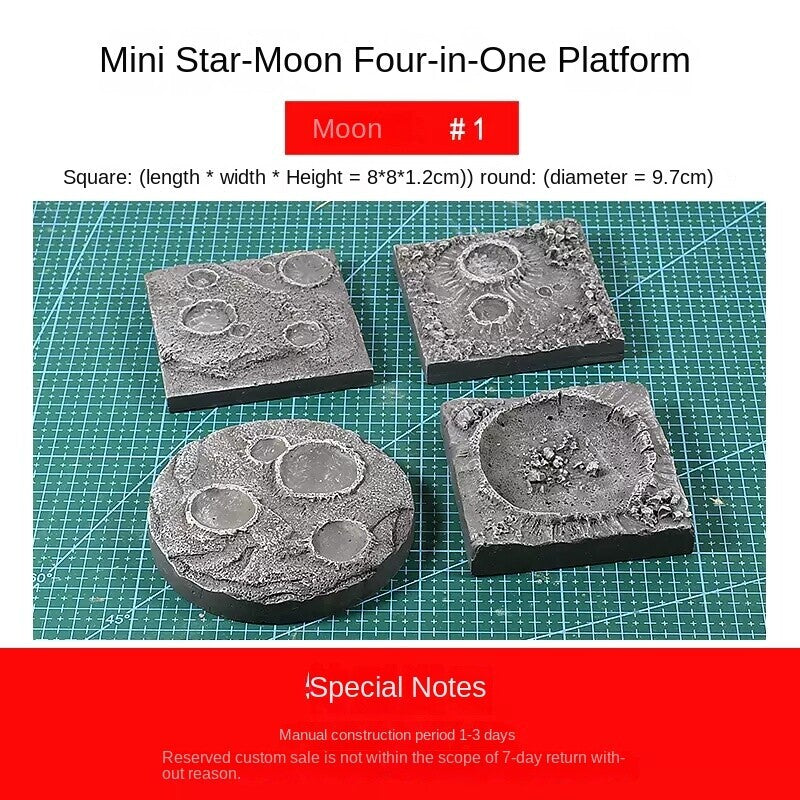 Platform Moon Model Moon Planet Landscape Finished Scene Display Props