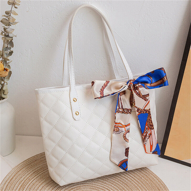 Large Capacity Women Shoulder Bag Fashion Rhombic Embroidery Handbags Tote Bags