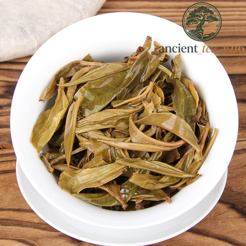 357g 2017 Yunnan Pu-erh Tea Ancient Tree Icelandic Raw Tea Qizi Tea Cake