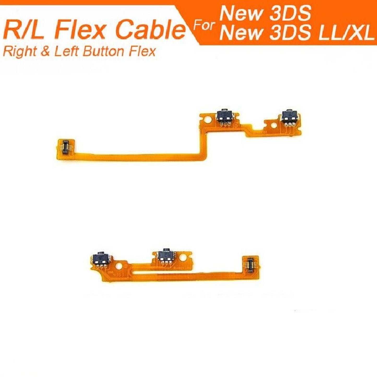 1Pair L R ZR ZL Button Ribbon Flex Cable For Nintendo 3DS New 3DS XL/LL