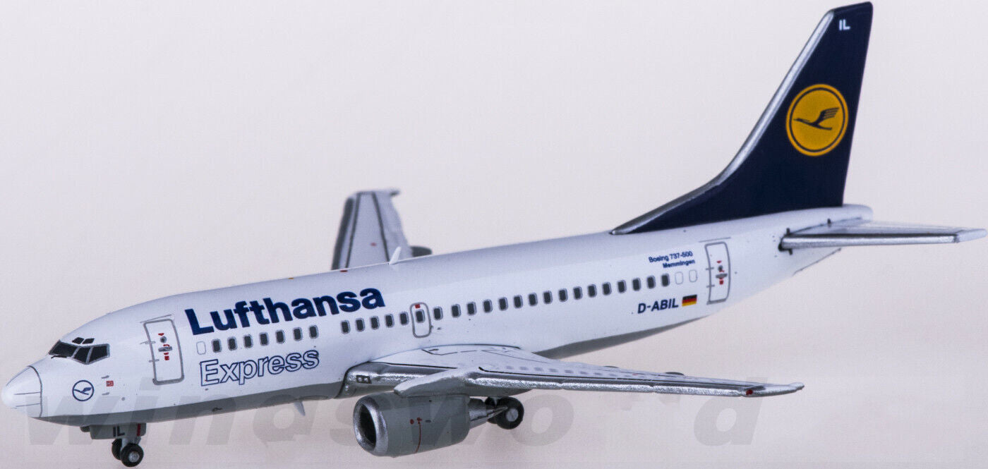 1:400 JC Wings Lufthansa BOEING 737-500 Passenger Airplane Diecast Plane Model