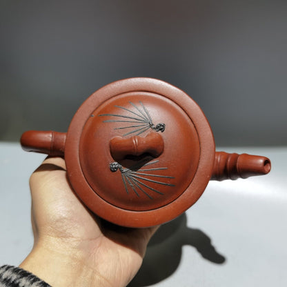 Vintage Chinese Yixing Purple Clay Teapot Zisha Ceremony Fashion Gift Teaware