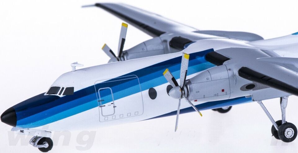 1:200 Herpa AIR INTER Fokker 27 Passenger Airplane Diecast Aircraft Plane Model