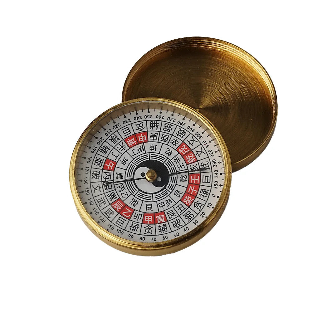 1.73 In Compass Brass Sensitivity House Feng Shui Magnetic Needle Decoration
