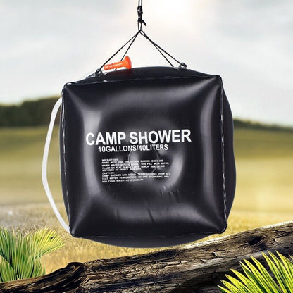 20L/40L Camping Shower Bag Solar Heated Portable Folding Outdoor Bath Bag Travel