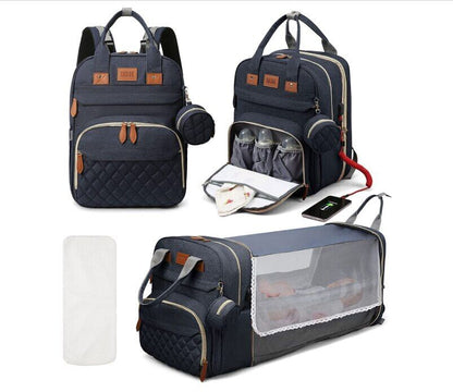 Diaper Bag Backpack Baby Bed Travel Bag Charge Diaper Bag Backpack Bed 3 types