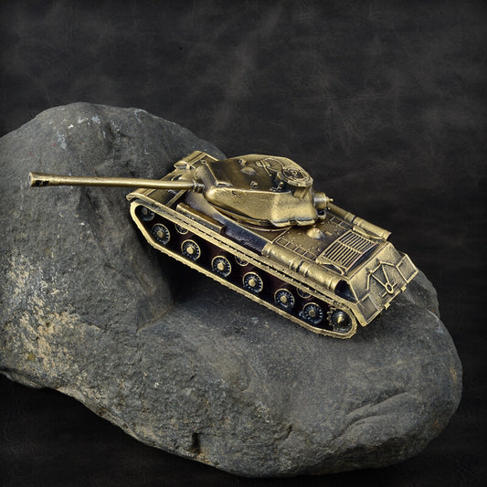 1:72 The Soviet Union CCCP IS-2 Heavy Tank Model All-metal Bronze