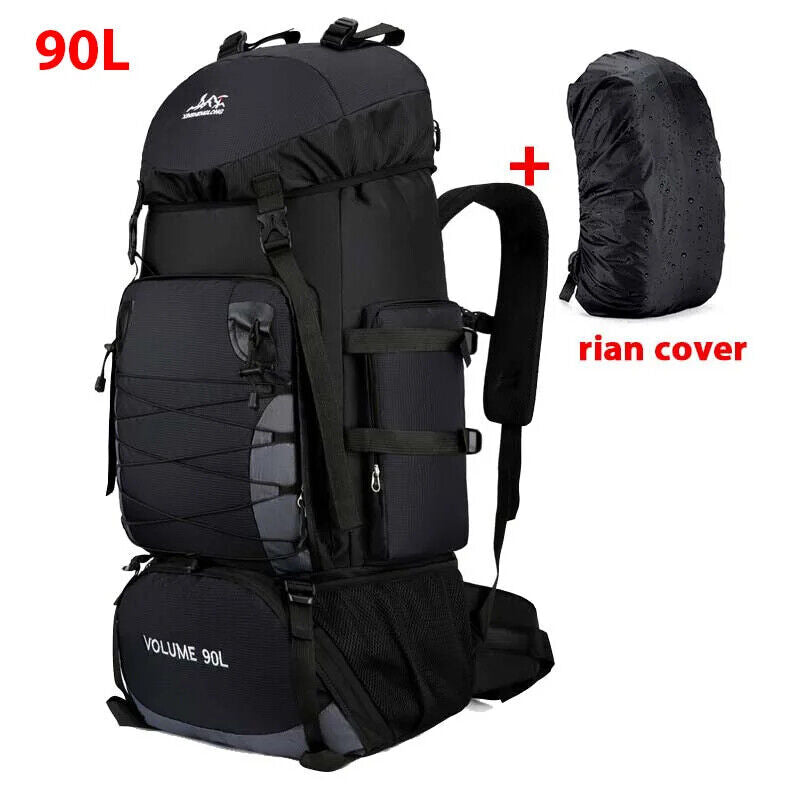90L Travel Bag Camping Backpack Bags Mountaineering Sport Bag Men Women