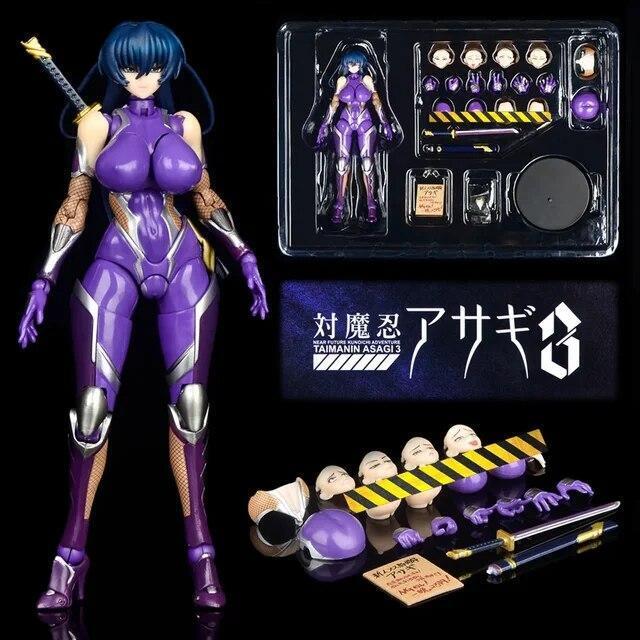 Native SECOND AXE ACTION Taimanin Igawa Asagi Action Figure Toy Model Gift